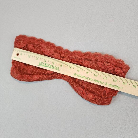 Free People Intimately FP Copper Lace Criss Cross Strappy Bra Bandeau UNpadded M - Picture 9 of 10